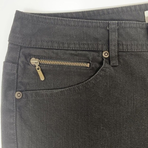 Liz Claiborne Black Stretch Straigh Leg Wide Leg Women's Jeans Size W30 L30‎ - Picture 6 of 9